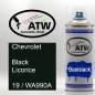 Preview: Chevrolet, Black Licorice, 19 / WA990A: 400ml Sprühdose, von ATW Autoteile West.